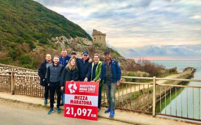 Gran Premio della Pedagna! Pronti per il ristoro del 21° km alla Maratona Maga Circe
