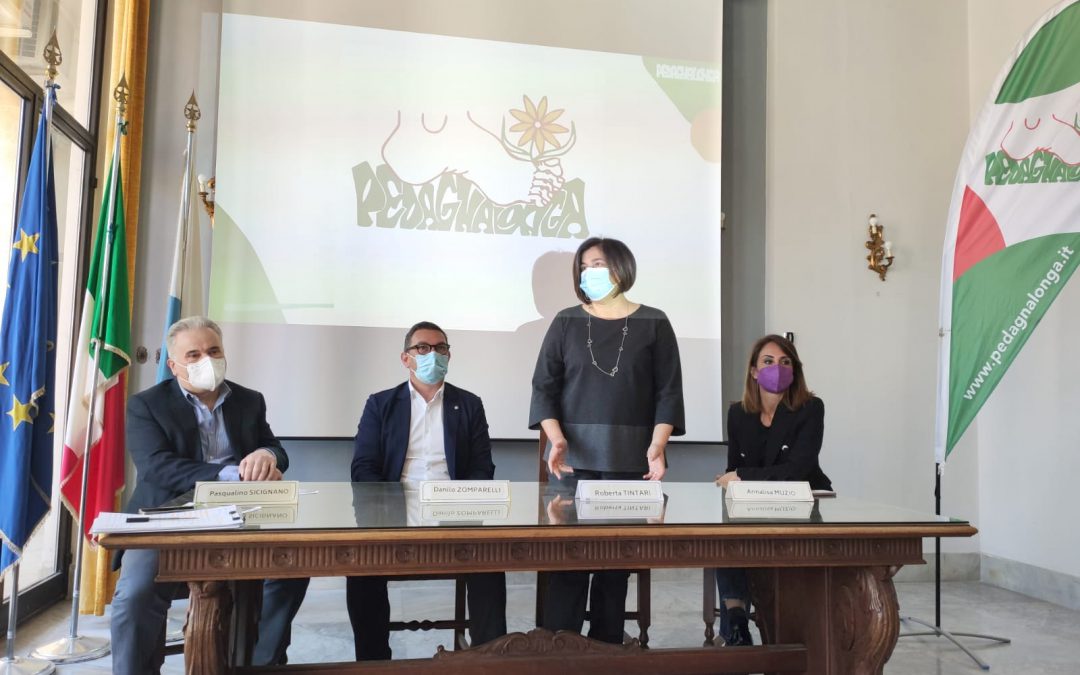 Presentata ufficialmente in Comune la 48esima edizione della Pedagnalonga. Le parole del sindaco Roberta Tintari, quelle di Danilo Zomparelli, Annalisa Muzio e di Pasqualino Sicignano 